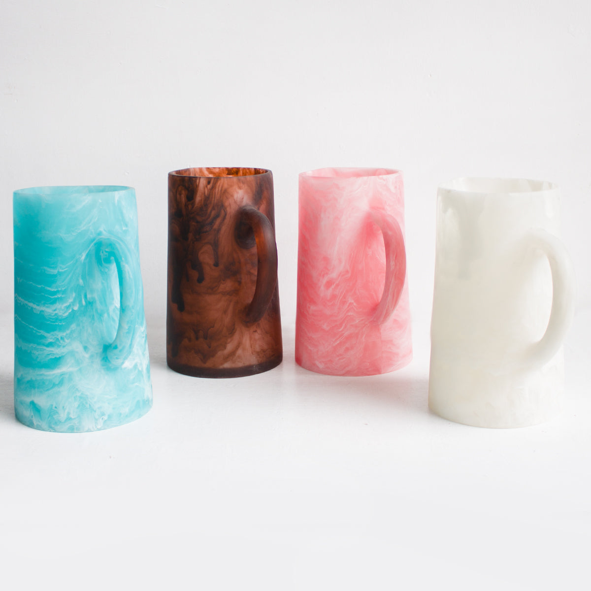 Resin Pitcher - Turquoise Blue