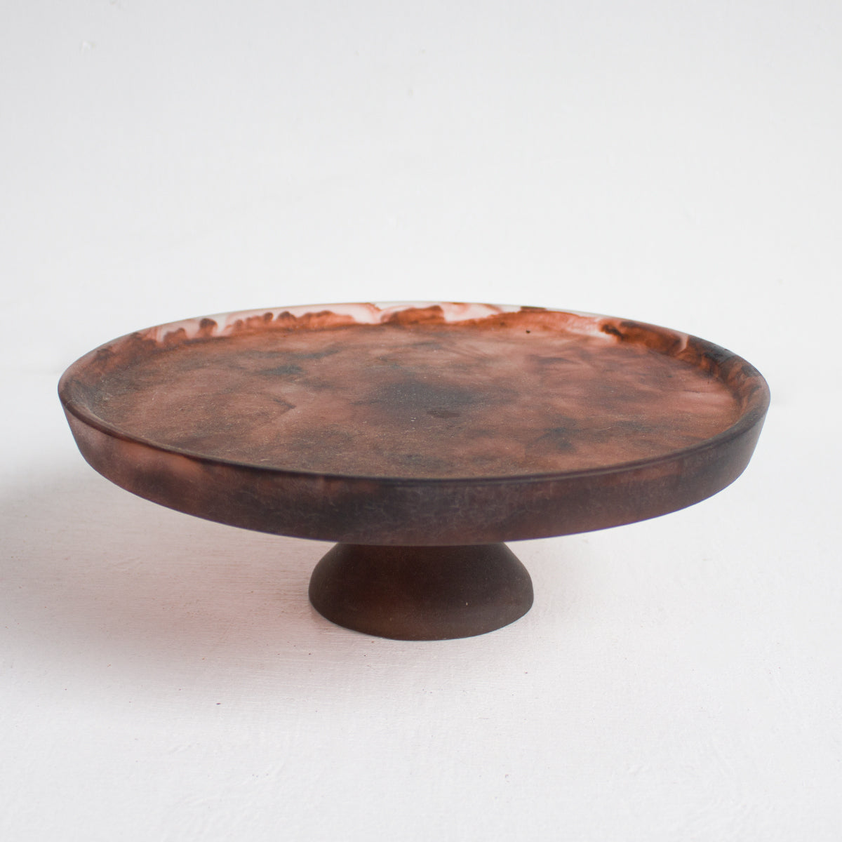 Cake Stand - Copper Brown