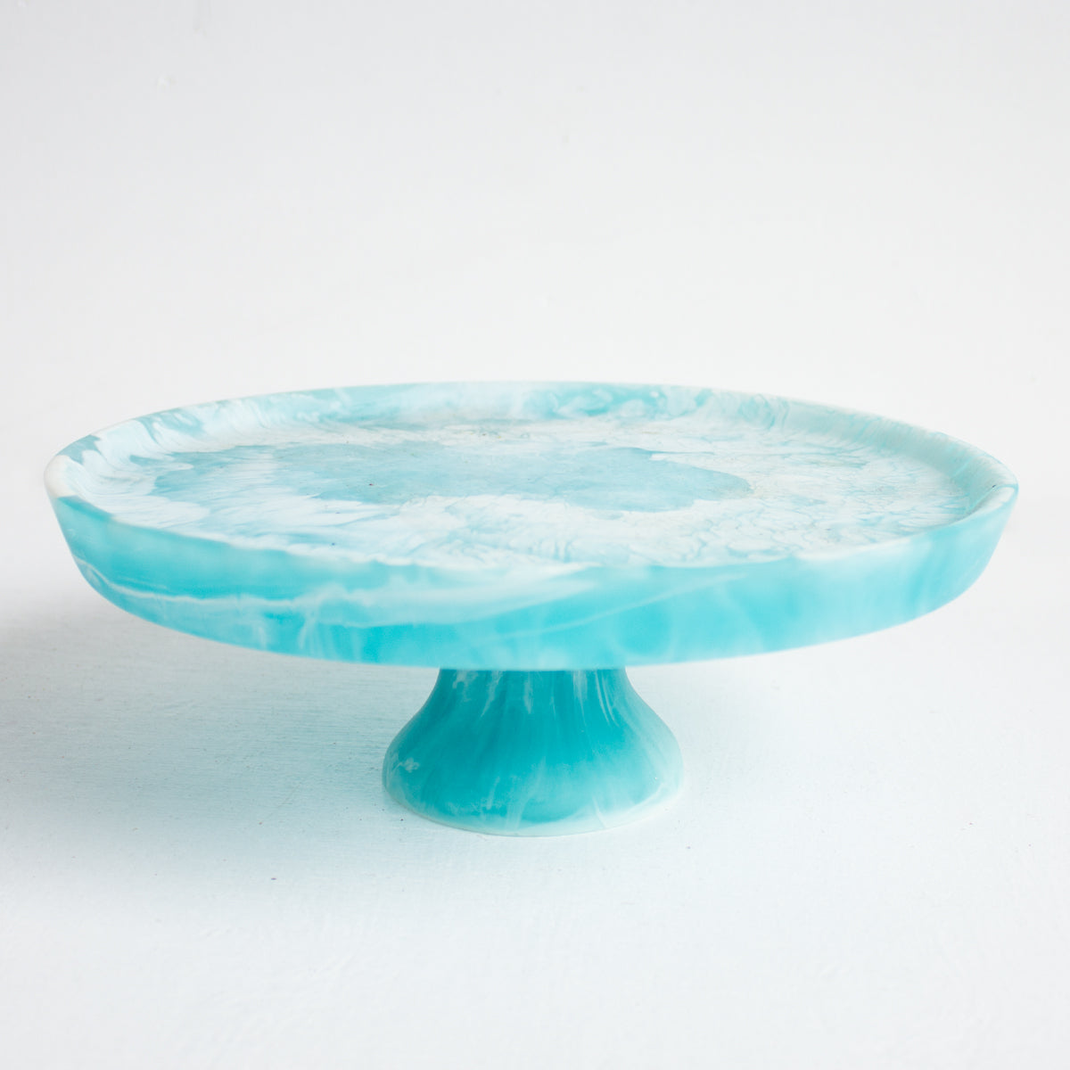Cake Stand - Turquoise Blue