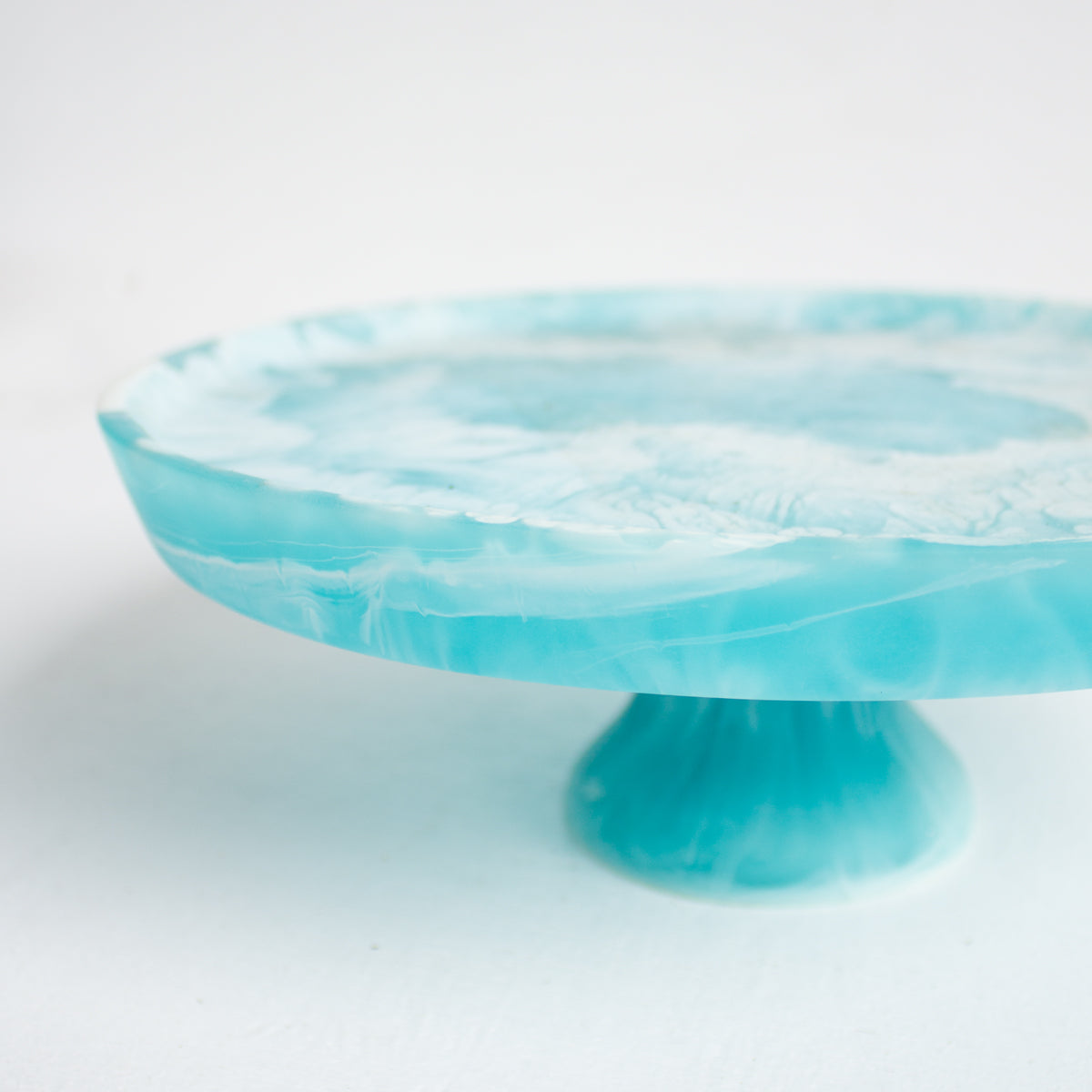 Cake Stand - Turquoise Blue