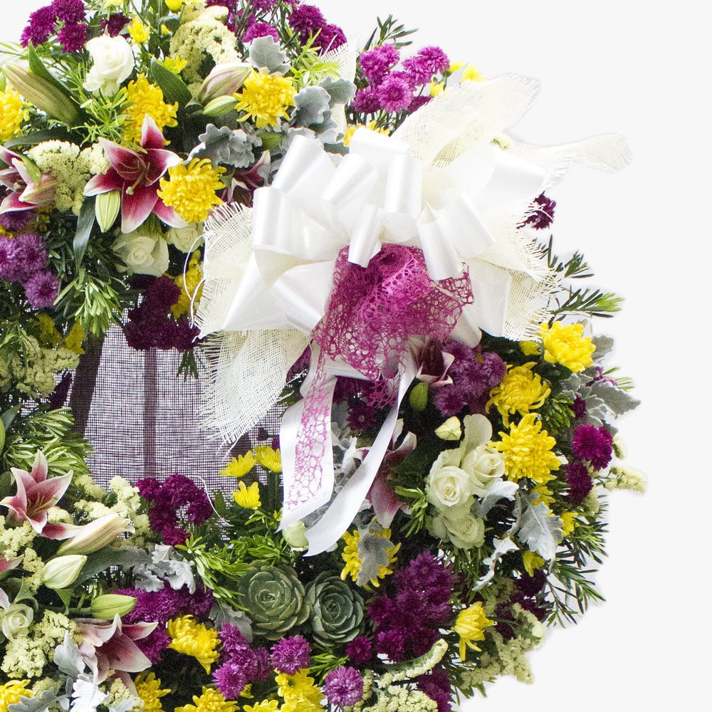 Sorrowful Standing Wreath (Not Available for Mother's Day Week)