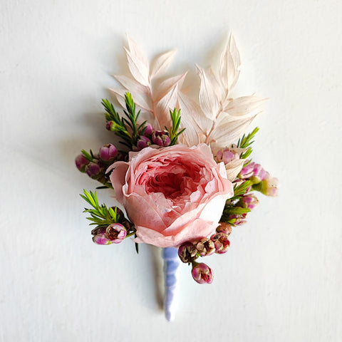 Boutonniere - Pink (Not Available for Mother's Day Week)
