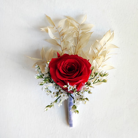 Boutonniere - Red (Not Available for Mother's Day Week)