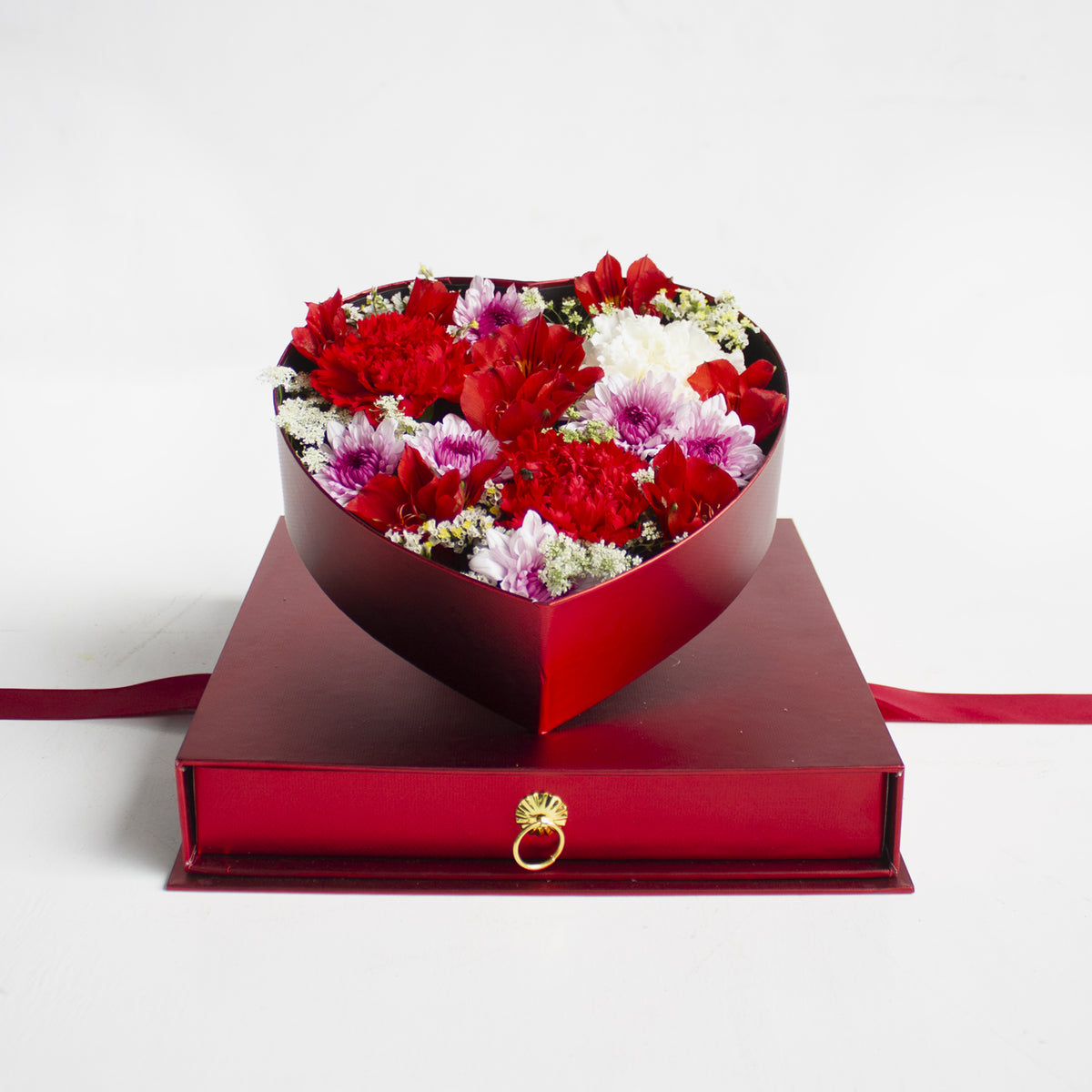 Love Heart Box - Red